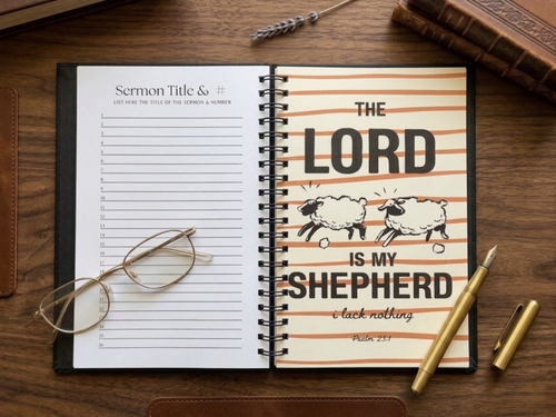 The Beyond Sunday Co Church Journal (Pastel Black)