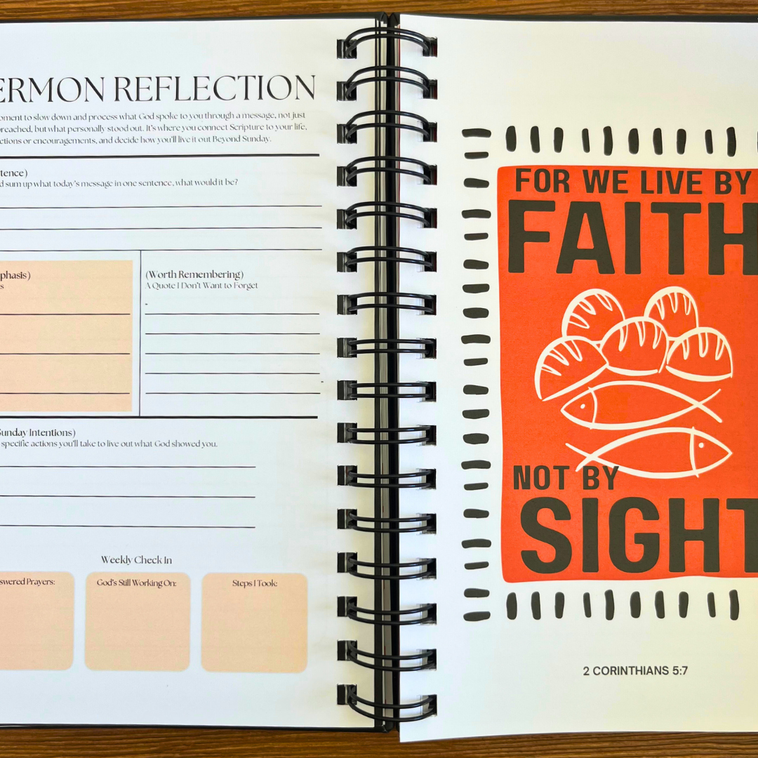 The Beyond Sunday Co Church Journal (Spiral)