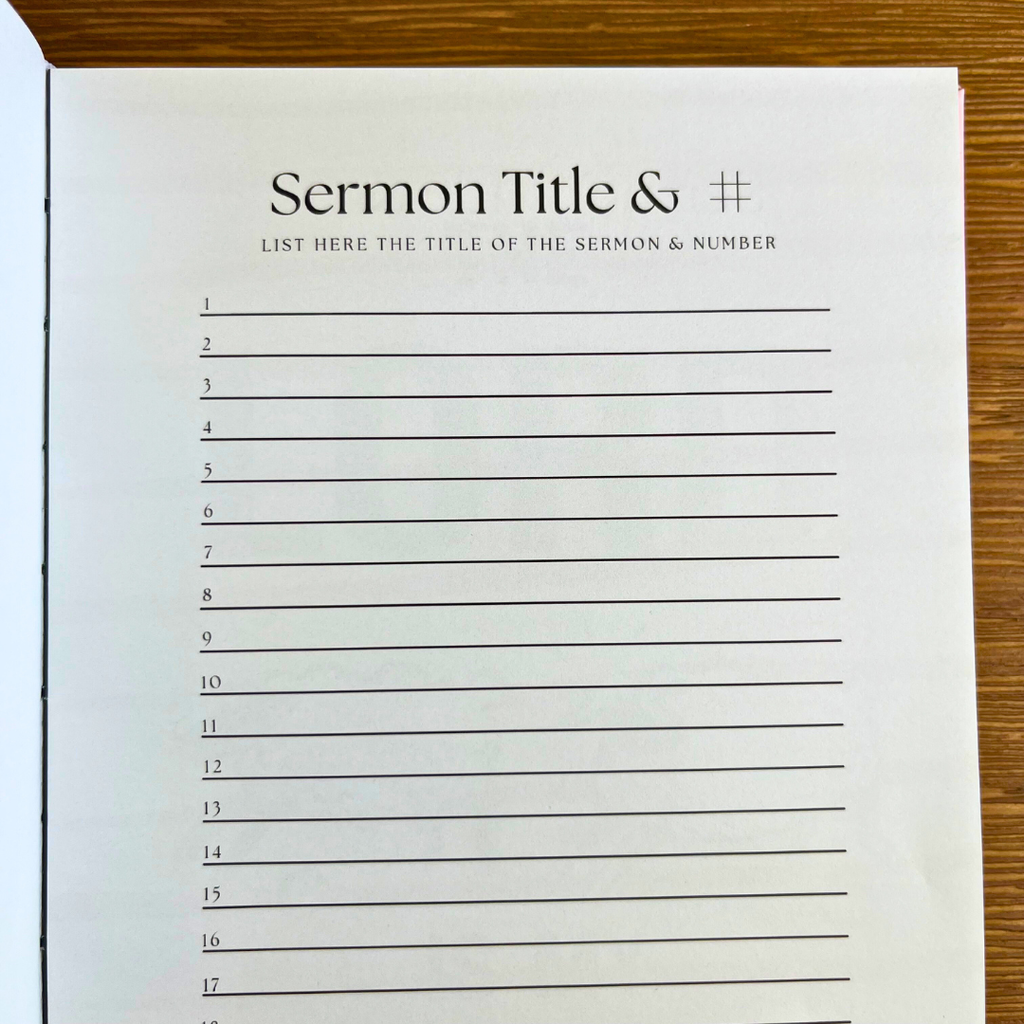 The Beyond Sunday Co Church Journal (Hardcover)