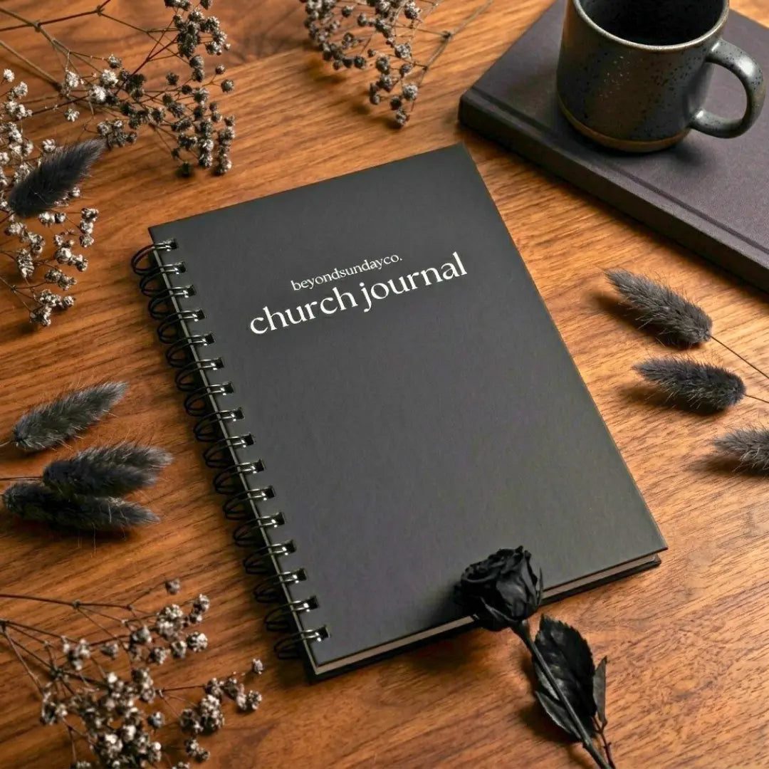 The Beyond Sunday Co Church Journal (Pastel Black)