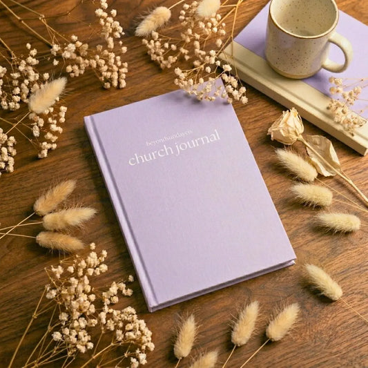 The Beyond Sunday Co Church Journal (Pastel Purple)