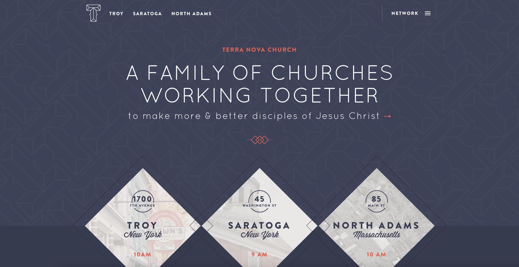 Terranova church homepage