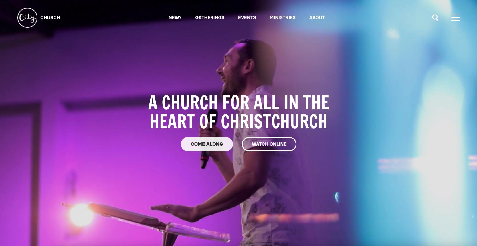 City Church homepage