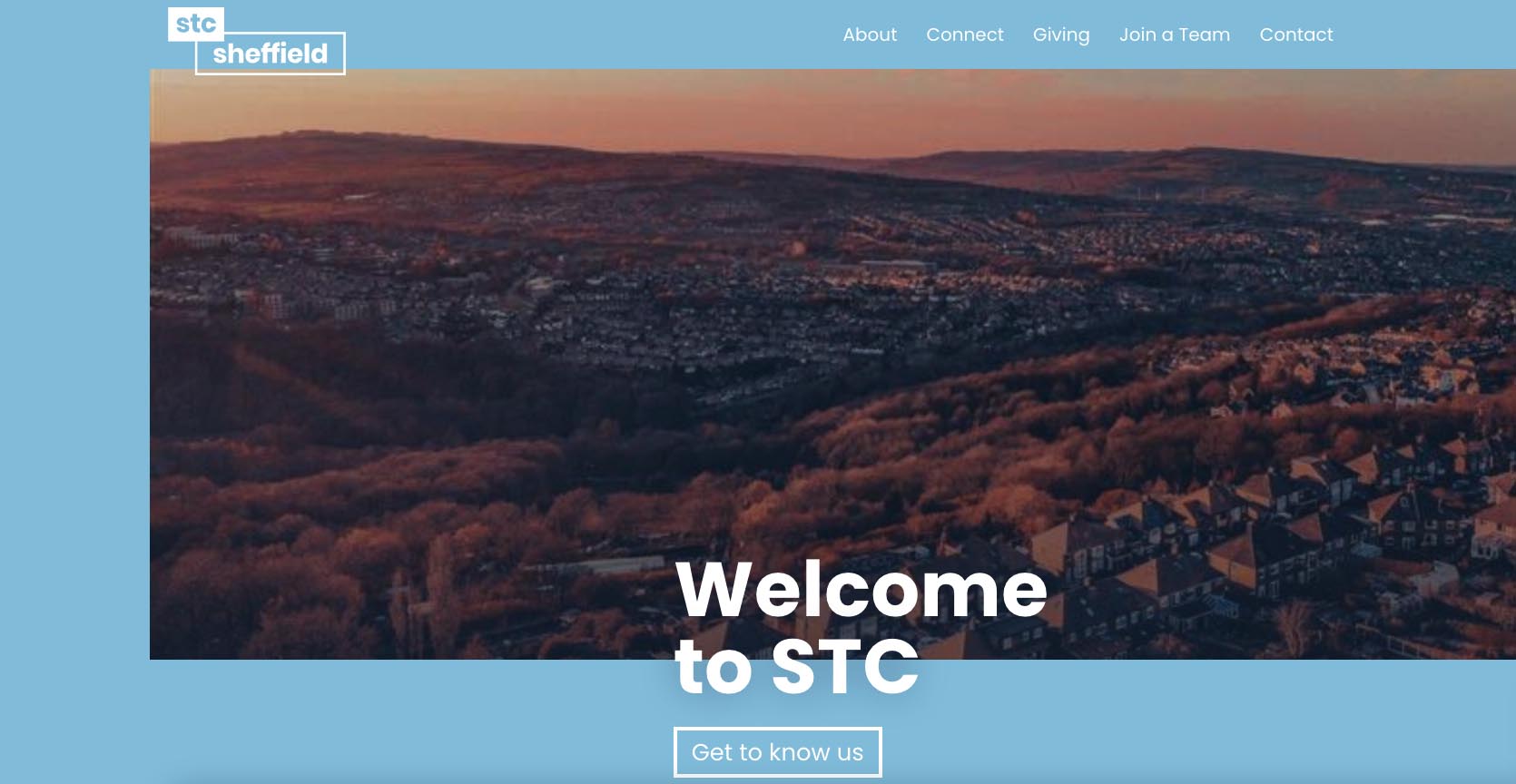 STC sheffield homepage