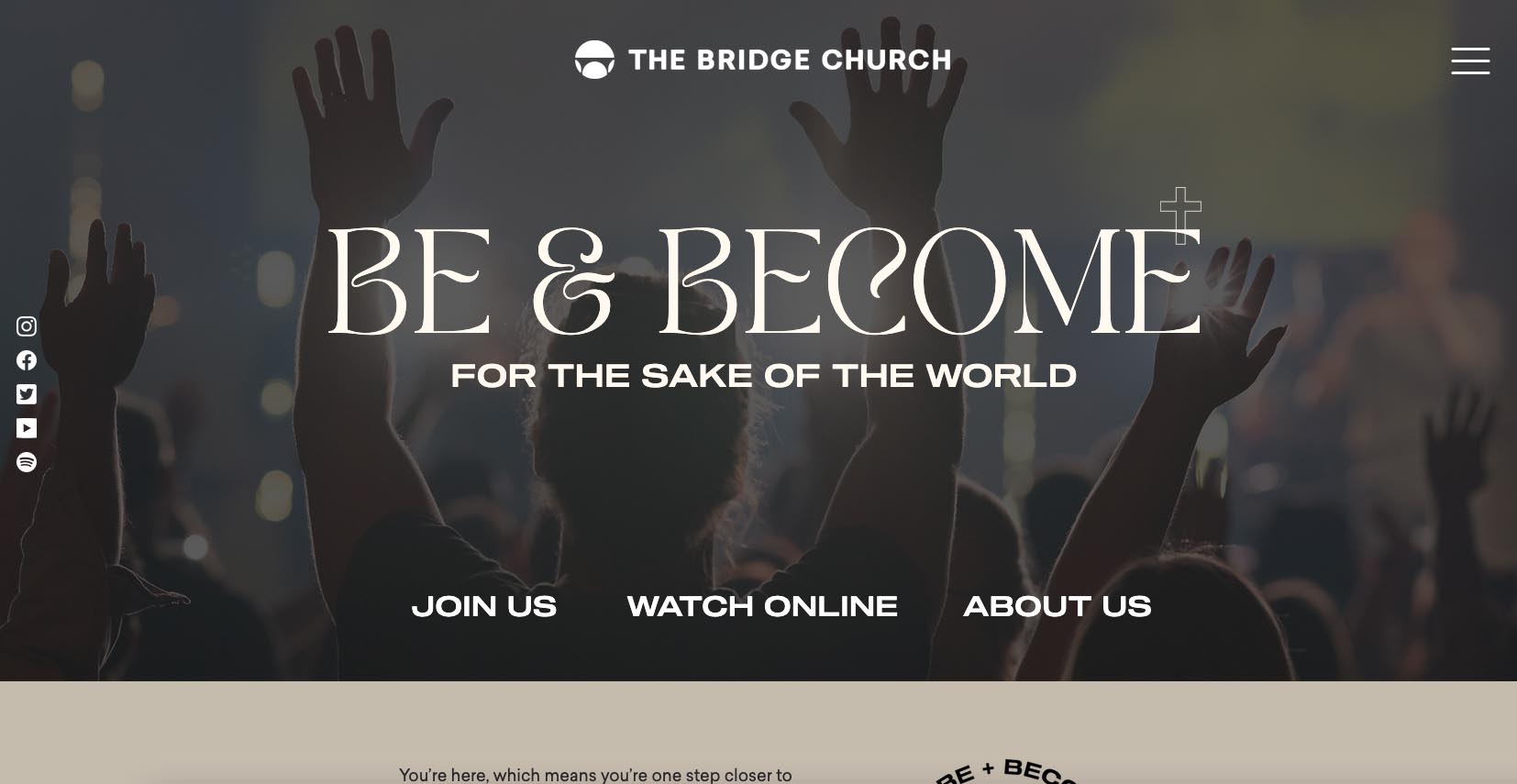 The bridge church homepage