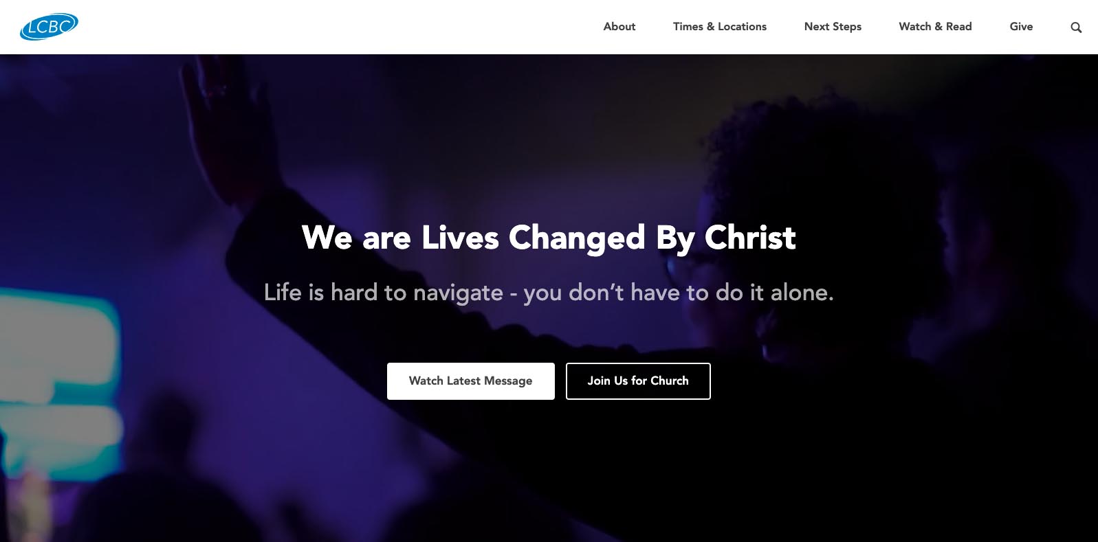 LCBC church homepage